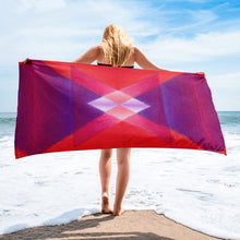 Load image into Gallery viewer, Sacred Diamond Beach Towel