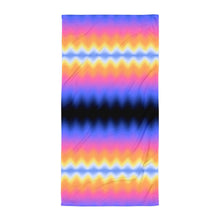 Load image into Gallery viewer, Wobbly Sky Gradient Beach Towel