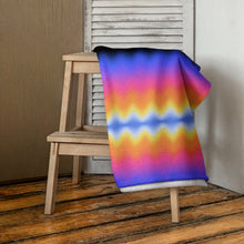 Load image into Gallery viewer, Wobbly Sky Gradient Beach Towel